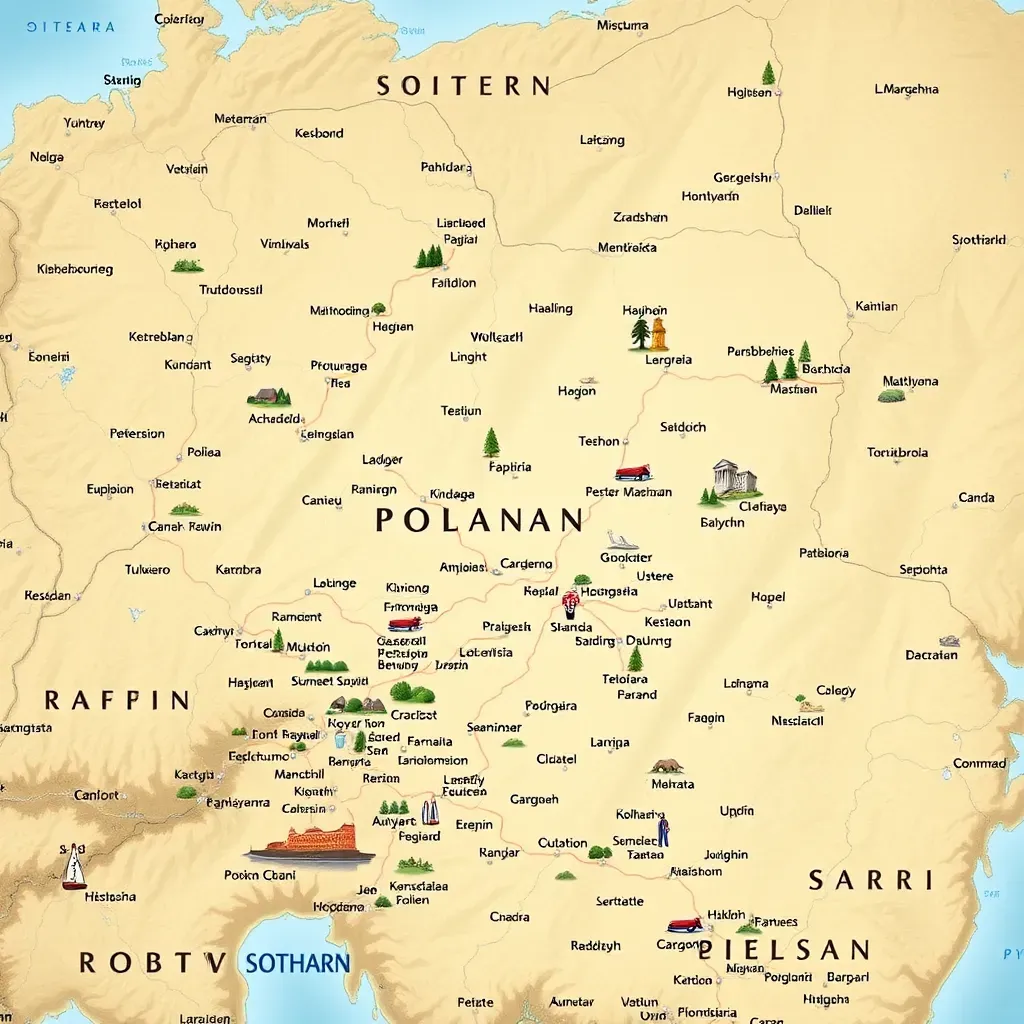 Odkryj Południową Polskę: Mapa, Miasta i Atrakcje