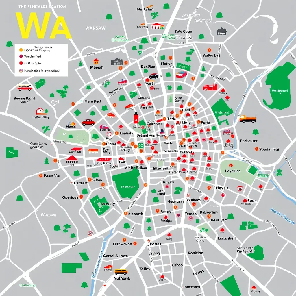 Warszawa: Ciekawe Miejsca i Atrakcje na Mapie